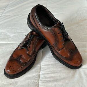 Coburne Square Brown Bluchers Leather Wingtip O’Sullivan Dress Shoes Size 8.5 E